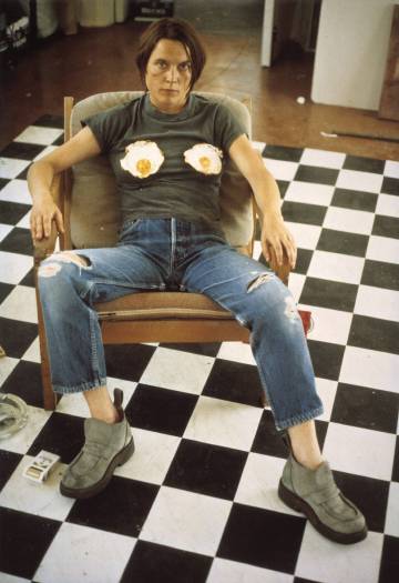 Sarah Lucas, Self Portrait with Fried Eggs, 1996. http://www.tate.org.uk/art/work/P78447